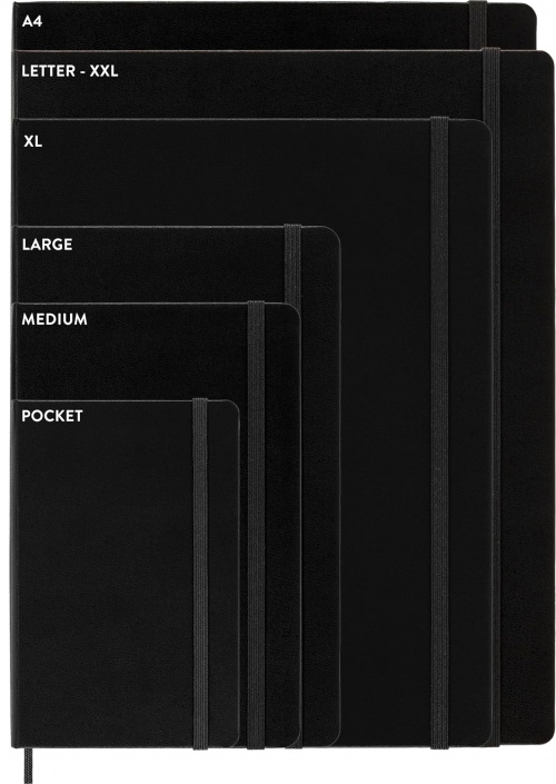 Zestaw 3 zeszytów Moleskine Cahier P kieszonkowe (9x14 cm) w Linie Zielony Mirt Miękka oprawa (Moleskine Cahiers Set of 3 Squared Journals Myrtle Green Soft Cover) - 8055002855211