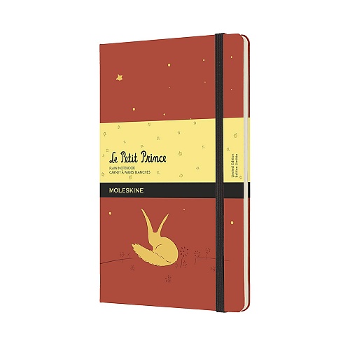Notatnik Moleskine Mały Książę L (duży 13x21) Gładki Koralowy Twarda oprawa (Moleskine Le Petit Prince Limited Edition Notebook Plain Large Hard Cover) - 8056420857320