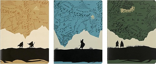 Moleskine Władca Pierścieni Zestaw 3 zeszytów Cahier XL bardzo duże (19x25 cm) w Linie Miękka oprawa (Moleskine Lord Of The Rings Cahiers Extra Large Set of 3 Ruled Journals) - 8056711512921