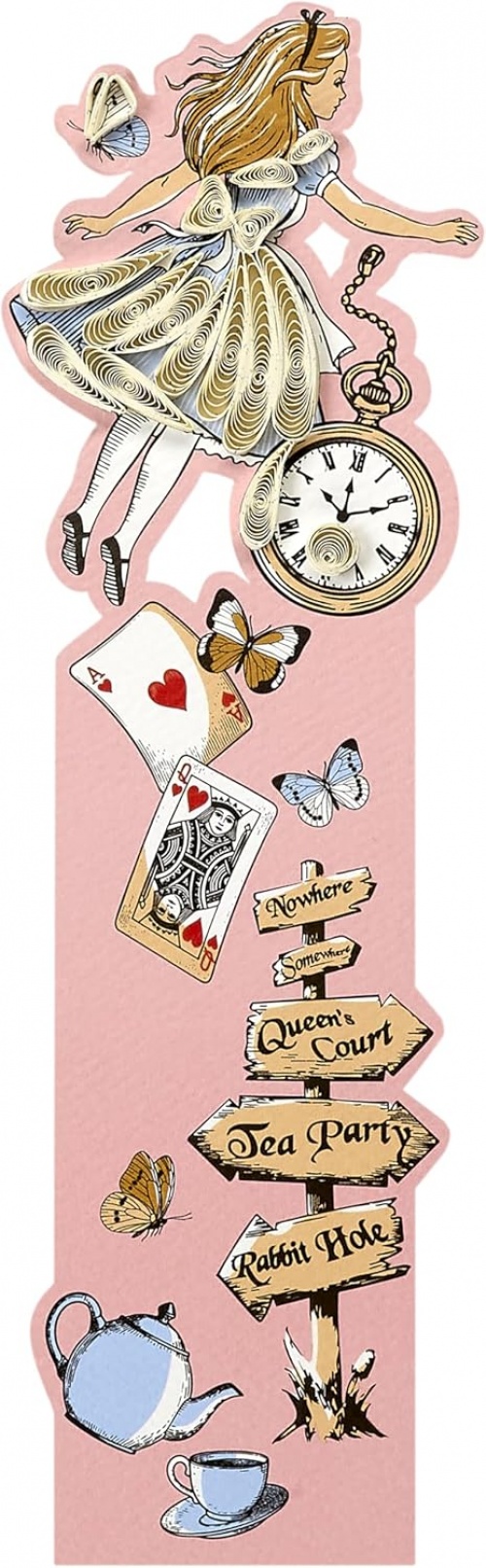 Moleskine Zakładka Origami Alicja w Krainie Czarów (Moleskine Limited Edition Alice\'s Advetures in Wonderland Origamo Bookmark) - 8056711513430