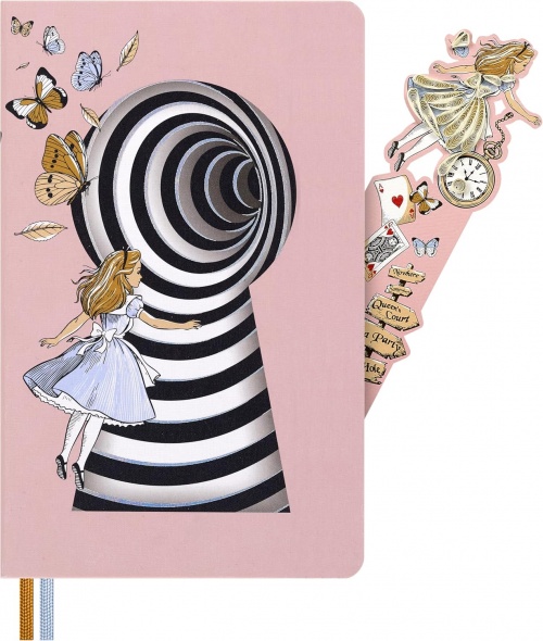 Moleskine Zakładka Origami Alicja w Krainie Czarów (Moleskine Limited Edition Alice\'s Advetures in Wonderland Origamo Bookmark) - 8056711513430