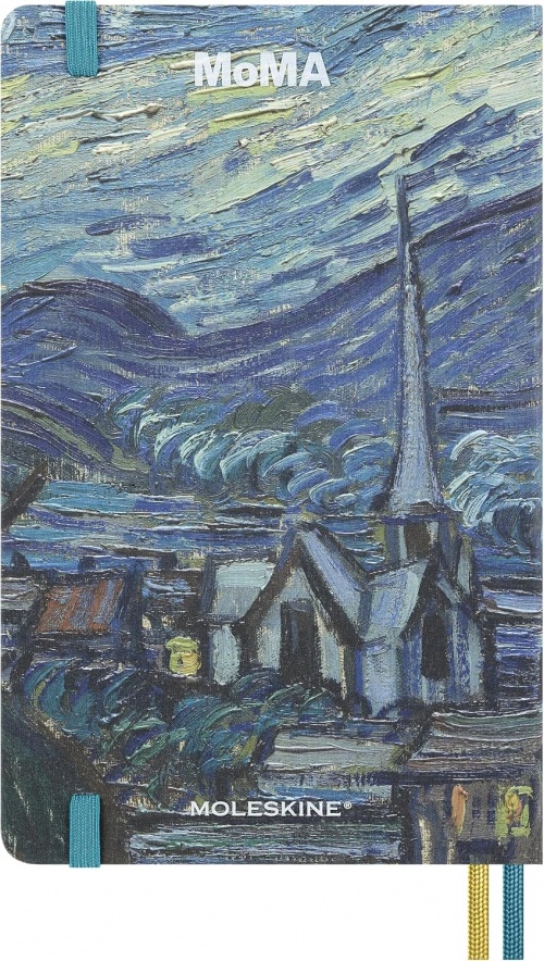 Kalendarz Moleskine 2027 12M Van Gogh MOMA rozmiar L (duży 13x21 cm) Gwiaździsta Noc Tygodniowy Twarda Oprawa(Moleskine Limited Edition Van Gogh MOMA Daily Notebook/Planner 2027 Starry Night Large Hard Cover) - 8056711514161