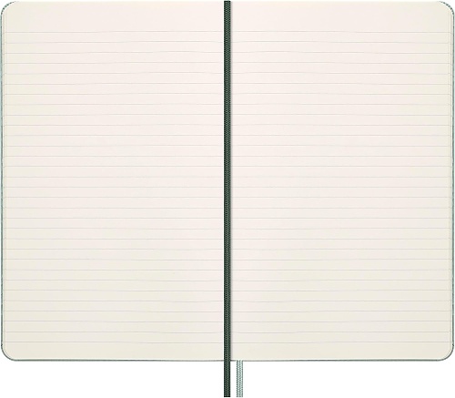 Notatnik Moleskine Rok Węża Wegańska Skóra L duży (13x21 cm) W Linie Szałwiowa Zieleń Miękka oprawa w Prezentowym Pudełku (Moleskine Year of the Snake Limited Edition Precious & Ethical Vegea Notebook in Gift box Soft Cover Large Ruled Sage Green) - 80569