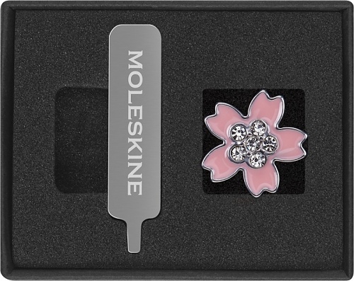 Moleskine Przypinka Sakura Kwiatek CRYSTAL (Moleskine Pin Sakura Flower CRYSTAL) - 8056999276157