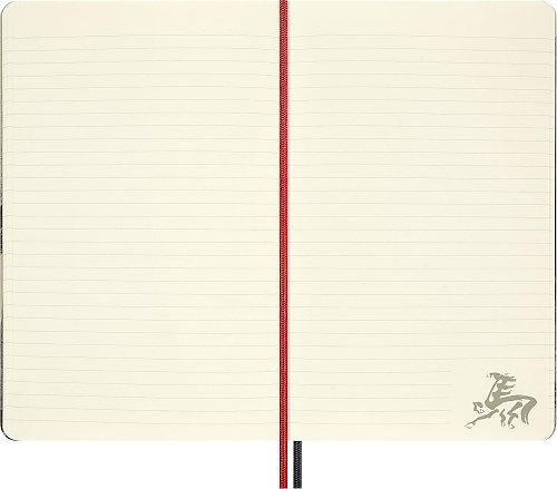 Notatnik Moleskine Rok Konia L duży (13x21 cm) w Linię Kaligrafia Twarda oprawa w Pudełku Prezentowym (Moleskine Year of the Horse Calligraphy Limited Edition Notebook Ruled Large Hard Cover BOX) - 8056999278502