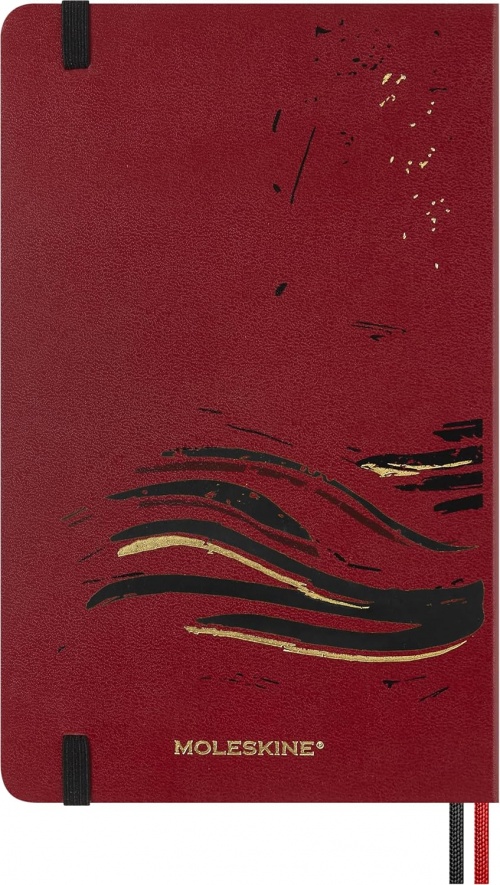 Notatnik Moleskine Rok Konia Woodcut L duży (13x21 cm) w Linię Twarda oprawa (Moleskine Year of the Horse Woodcut Limited Edition Notebook Ruled Large Hard Cover) - 8056999278519