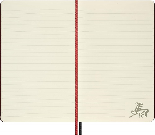 Notatnik Moleskine Rok Konia Woodcut L duży (13x21 cm) w Linię Twarda oprawa (Moleskine Year of the Horse Woodcut Limited Edition Notebook Ruled Large Hard Cover) - 8056999278519