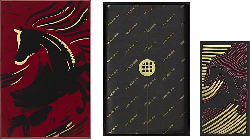 Notatnik Moleskine Rok Konia L duży (13x21 cm) w Linię Woodcut Twarda oprawa w Pudełku Prezentowym (Moleskine Year of the Horse Woodcut Limited Edition Notebook Ruled Large Hard Cover BOX) - 8056999278526