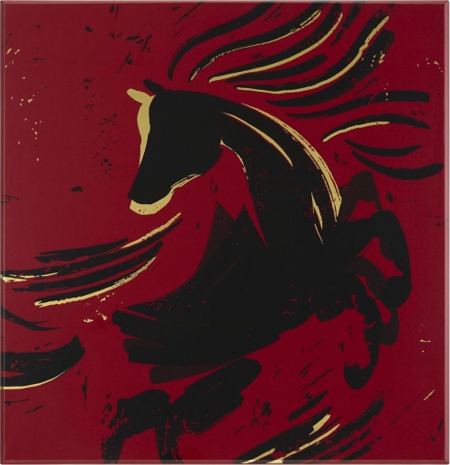 Notatnik Moleskine Rok Konia L duży (13x21 cm) w Linie Czerwony Twarda oprawa i 4 Ołówki Blackwing w Pudełku Prezentowym (Moleskine Year of the Horse Limited Edition Notebook Ruled Large Autumn Red Hard Cover 4 Blackwing Pencils BOX) - 8056999278533
