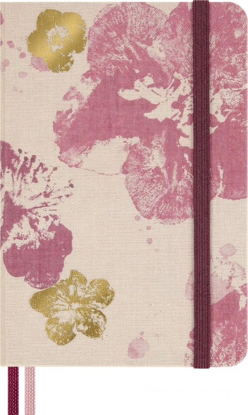 Notatnik Moleskine Sakura P pocket (9x14 cm) w Linie Różowa z Złotymi Akcentami Twarda oprawa (Moleskine Sakura Limited Edition Notebook Ruled Pocket Pink With Gold Accents Hard Cover) - 8056999278564