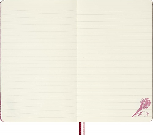 Notatnik Moleskine Sakura L duży (13x21 cm) w Linie Różowa z Złotymi Akcentami Twarda oprawa (Moleskine Sakura Limited Edition Notebook Ruled Large Pink With Gold Accents Hard Cover) -  8056999278588