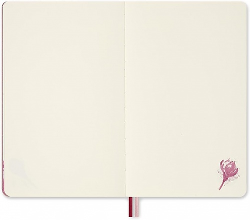 Notatnik Moleskine Sakura L duży (13x21 cm) Gładki Różowa z Złotymi Akcentami Twarda oprawa (Moleskine Sakura Limited Edition Notebook Plain Large Pink With Gold Accents Hard Cover) -  8056999278601