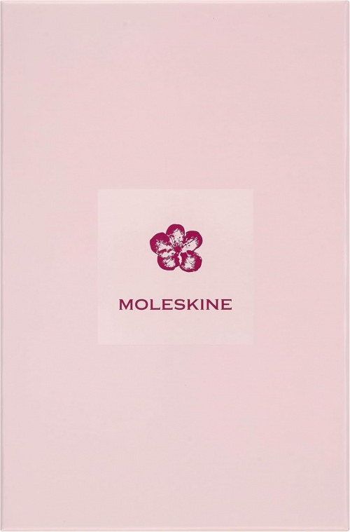Notatnik Moleskine Sakura L duży (13x21 cm) W Linie Różowa Miękka oprawa (Moleskine Sakura Limited Edition Notebook Ruled Large Pink Soft Cover) -  8056999278632