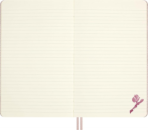 Notatnik Moleskine Sakura L duży (13x21 cm) W Linie Różowa Miękka oprawa (Moleskine Sakura Limited Edition Notebook Ruled Large Pink Soft Cover) -  8056999278632