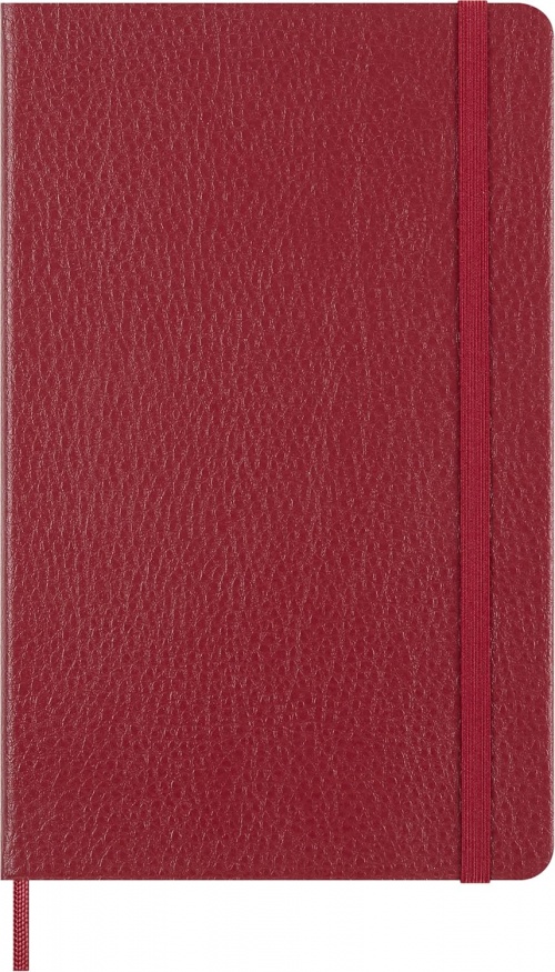 Notatnik Moleskine Rok Konia L duży (13x21 cm) W Linie Czerwony Miękka oprawa (Moleskine Year of the Horse Limited Edition Precious & Ethical Vegea Notebook in Gift box Soft Cover Large Ruled Autumn Red) - 8056999278939