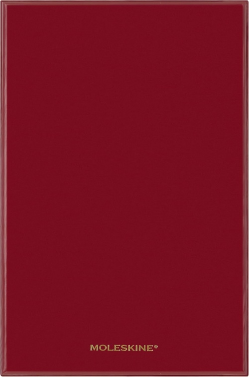 Notatnik Moleskine Rok Konia L duży (13x21 cm) W Linie Czerwony Miękka oprawa (Moleskine Year of the Horse Limited Edition Precious & Ethical Vegea Notebook in Gift box Soft Cover Large Ruled Autumn Red) - 8056999278939