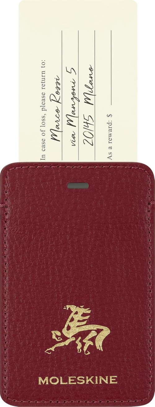 Moleskine Przywieszka Bagażowa Rok Konia (Moleskine Year of the Horse Limited Edition Luggage Tag Autumn Red) - 8056999279066