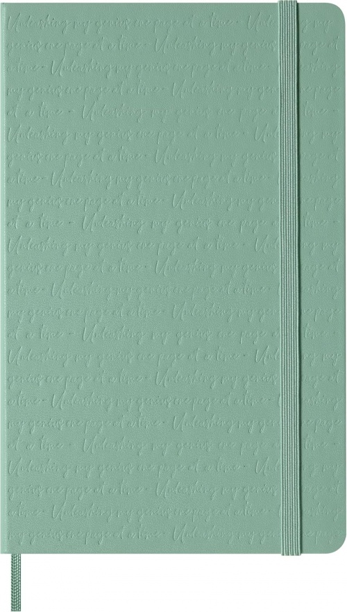 Notatnik Moleskine L duży (13x21cm) w Linie Szałwiowa Zieleń Twarda oprawa (Moleskine Ruled Notebook Large Hard Sage Green) - 8056999279080
