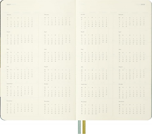 Kalendarz Moleskine 2026-2027 18-miesięczny Władca Pierścieni duży L (13x21 cm) Tygodniowy Twarda oprawa (Moleskine Limited Edition Lord Of The Rings 18 Month 2026-2027 Weekly Planner Large Hard Cover) -  8056999279110