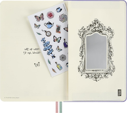 Kalendarz Moleskine 2026-2027 18-miesięczny Alicja w Krainie Czarów duży L (13x21 cm) Tygodniowy Twarda oprawa (Moleskine Limited Edition Alice\'s Adventures in Wonderland 18 Month 2026-2027 Weekly Planner Large Hard Cover) - 8056999279196