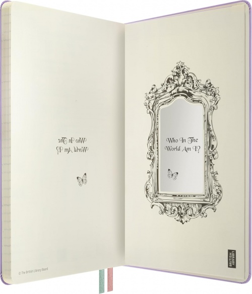 Kalendarz Moleskine 2026-2027 18-miesięczny Alicja w Krainie Czarów duży L (13x21 cm) Tygodniowy Twarda oprawa (Moleskine Limited Edition Alice\'s Adventures in Wonderland 18 Month 2026-2027 Weekly Planner Large Hard Cover) - 8056999279196