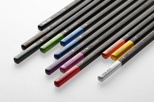 Kredki kolorowe Moleskine 12 sztuk w Metalowym pudełku (Moleskine Watercolour Pencils) - 8058341710463