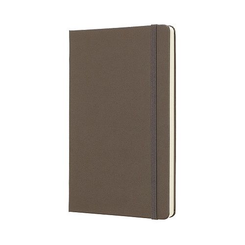 Notatnik Moleskine L duży (13x21cm) Czysty Brązowy Miękka oprawa  (Moleskine Plain Notebook Large Soft Earth Brown) - 8058341715536
