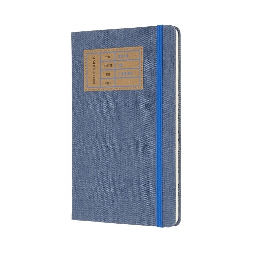 Kalendarz Moleskine 2019 \"Denim\" Tygodniowy L (13x21cm) twarda jeansowa oprawa (Weekly Planner Denim Large Hard Cover) - 8058341716892