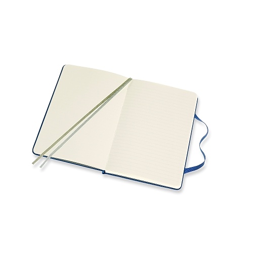 Notes Moleskine średni M [11,5x18 cm] Two-Go Czysty / w Linie Niebieski Lapis Twarda oprawa (Moleskine Two-Go Notebook Medium Ruled-Plain Lapis Blue Hard Cover) - 8058647620176