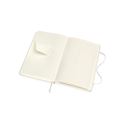 Notatnik Profesjonalny Moleskine PRO L duży (13x21 cm) Szary Twarda oprawa 240 stron (Moleskine PRO Notebook Pearl Grey Large Hard Cover 240 pages) - 8058647620770