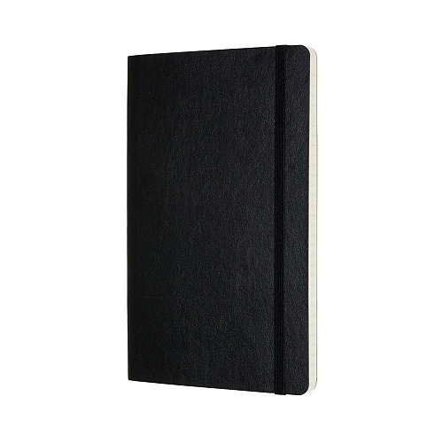 Notatnik Profesjonalny Moleskine PRO L duży (13x21 cm) Czarny Miękka oprawa 192 stron (Moleskine PRO Notebook Black Large Soft Cover 192 pages) - 8058647620787