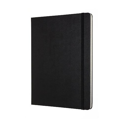Notatnik Profesjonalny Moleskine PRO XL extra duży (19x25 cm) Czarny Twarda oprawa 192 strony (Moleskine PRO Notebook Black Extra Large Hard Cover) 192 pages - 8058647620800