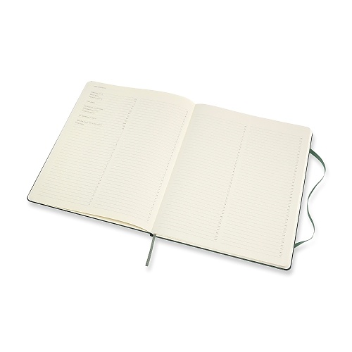 Notatnik Profesjonalny Moleskine PRO XXL (21.6x27.9 cm) Zielony Las Twarda oprawa (Moleskine PRO Notebook Forest Green XXL Hard Cover) - 8058647620862