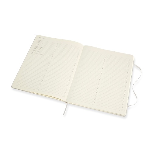 Notatnik Profesjonalny Moleskine PRO XXL (21.6x27.9 cm) Szary Twarda oprawa (Moleskine PRO Notebook Pearl Grey XXL Hard Cover) - 8058647620879