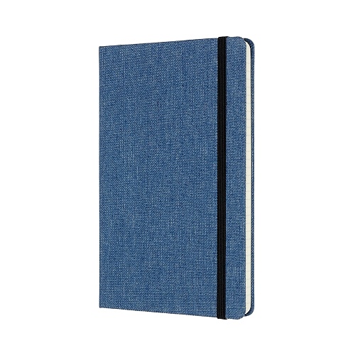 Notes Moleskine Denim w linię antwerp blue jeans duży [13x21 cm] twarda oprawa (Moleskine Denim Ruled Notebook Large) - 8058647626246