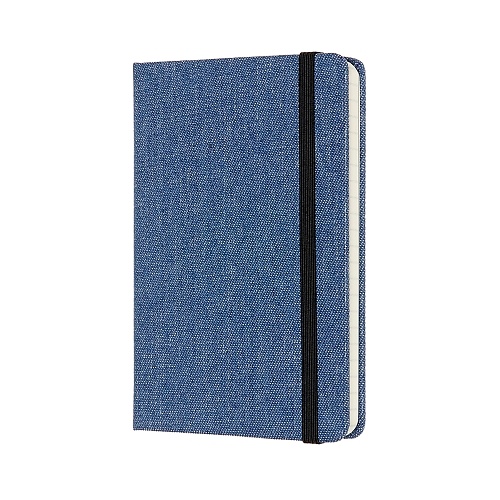 Notes Moleskine Denim w linię antwerp blue jeans mały [9x14 cm] twarda oprawa (Moleskine Denim Ruled Notebook Pocket) - 8058647626253