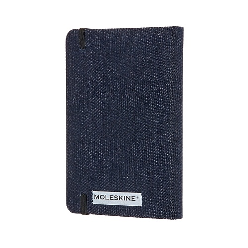 Notes Moleskine Denim w linię prussian blue jeans mały [9x14 cm] twarda oprawa (Moleskine Denim Ruled Notebook Pocket) - 8058647626260