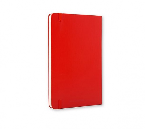 Notatnik Moleskine P kieszonkowy (9x14 cm) w Linie Czerwony Twarda oprawa (Moleskine Ruled Notebook Pocket Hard Scarlet Red) - 9788862930000
