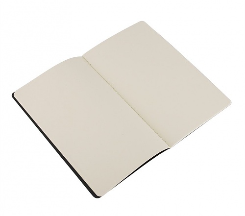Zestaw 3 zeszytów Moleskine Cahier XL ekstra duże (19x25 cm) Czyste Czarne Miękka oprawa (Moleskine Cahiers Set of 3 Plain Journals Black Soft Cover) - 9788883705038