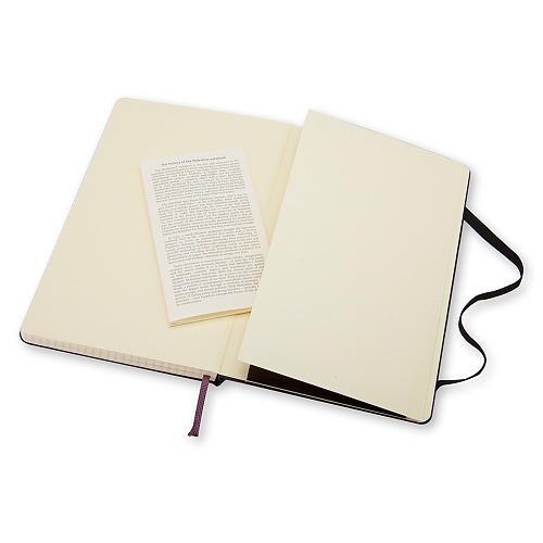 Notatnik Moleskine L duży (13x21cm) w Kratkę Czarny Twarda oprawa (Moleskine Sqaured Notebook Large Hard Black) - 9788883701139