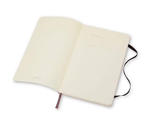 Notatnik Moleskine L duży (13x21cm) w Linie Czarny Miękka oprawa (Moleskine Ruled Notebook Large Soft Black) - 9788883707162