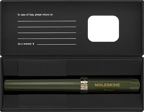 Długopis Władca Pierścieni Moleskine x Kaweco Zielony z 1 mm niebieskim wkładem G2 (Ballpen Lord of the Rings Moleskine x Kaweco Green 1 mm Blue Ink) - 8056711513065