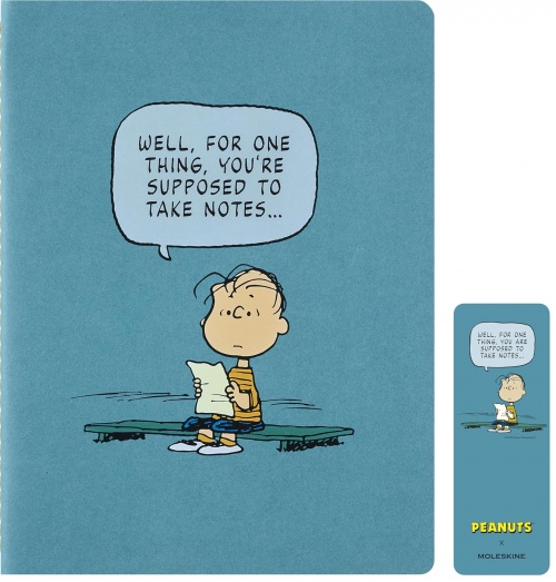 ZESZYT PEANUTS LINUS SINGLE CAHIER XL 19X25 LINIA - 8056999277093