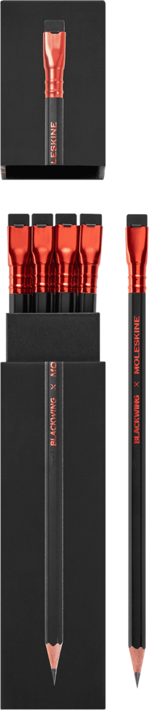 Moleskine x Blackwing Ołówki 12 miękkich Zestaw prezentowy (Blackwing x Moleskine Set of 12 Soft Pencils) - 8056999270049