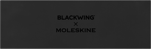 Moleskine x Blackwing Ołówki 4 sztuki i Temperówka Zestaw prezentowy (Blackwing x Moleskine Pencils and Sharpener Set Black) - 8056999270056