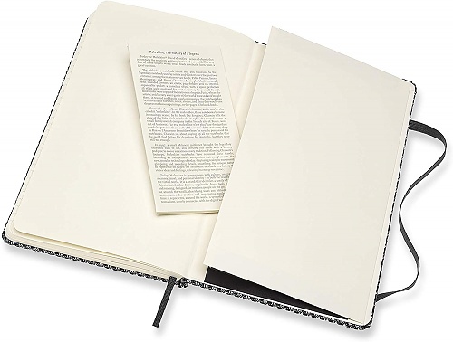 Notatnik Tekstylny Moleskine Blend L (duży 13x21 cm) w Linie Czarny Twarda oprawa (Moleskine Blend Collecton Ruled Notebook Large Black Hard Cover) - 8058647628196