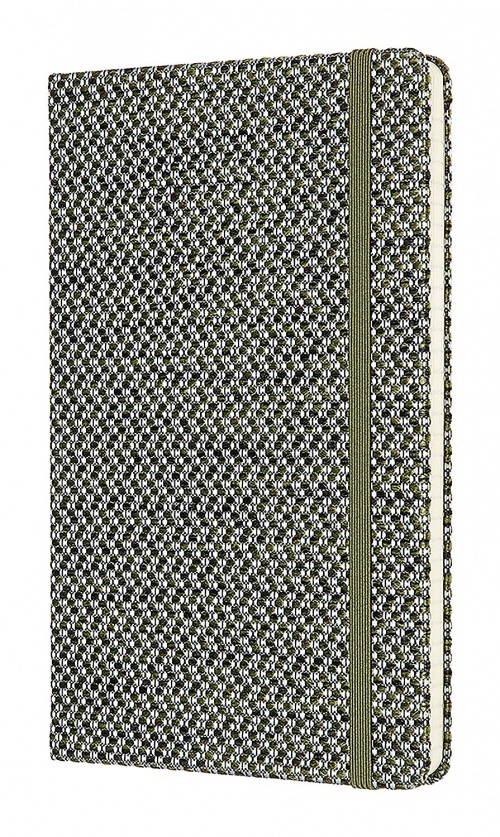 Notatnik Tekstylny Moleskine Blend L (duży 13x21 cm) w Linie Zielony Twarda oprawa (Moleskine Blend Collection Ruled Notebook Large Green Hard Cover) - 8053853600097