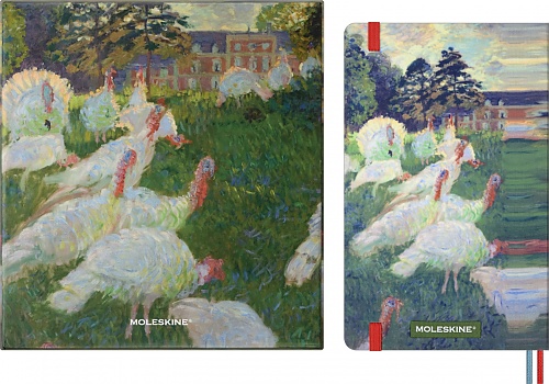 Notatnik Moleskine Impresjoniści Muzem D\'Orsay L duży (13x21 cm) Czysty Twarda oprawa Kredki w Prezentowym Pudełku (Moleskine Impressions of Impressionism Musee D\'Orsay Notebook Plain Large Hard Cover 6 Watercolour Pencils BOX