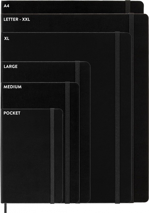 Kalendarz Moleskine 2024-2025 18-miesięczny rozmiar L (duży 13x21 cm) Tygodniowy Czerwony/ Szkarłatny Miękka oprawa (Moleskine Weekly Notebook Planner 24/25 Large Soft Scarlet Red Cover) - 8056999270605