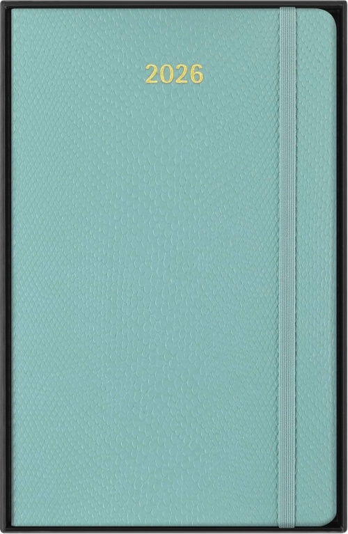 Kalendarz Moleskine 2026 12M rozmiar L (duży 13x21 cm) Tygodniowy sztuczna Skóra Węża Jasnozielona Miękka Wegańska Oprawa w Pudełku (Moleskine 2026 Precious and Ethical Weekly Diary/Planner Box 12M Sage Green Soft Cover) - 8056999276621